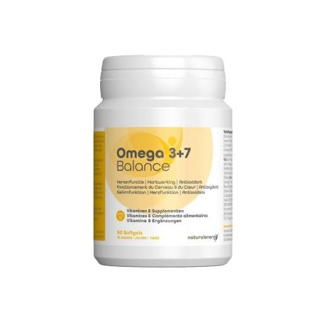 NATURAL ENERGY OMEGA 3+7 BALANCE 90 SOFTGELS