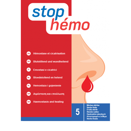 STOP HEMO OUATE HEMOSTATIQUE 5 PIECES