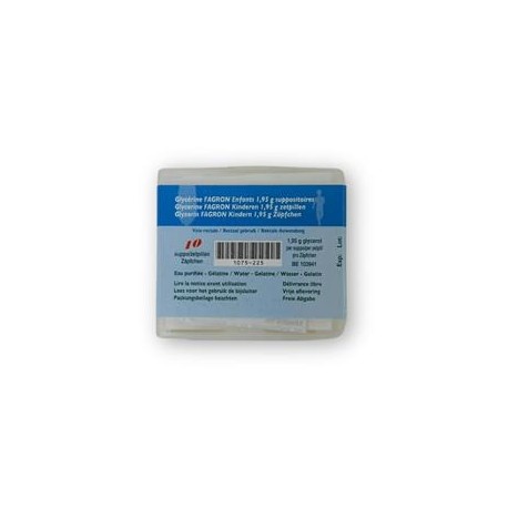 SUPPO GLYCERINE ENFANT FAGRON 10