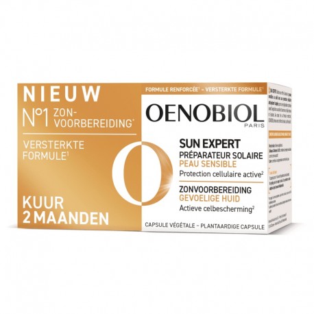 OENOBIOL SUN EXPERT PEAU SENSIBLE CAPS 2X30