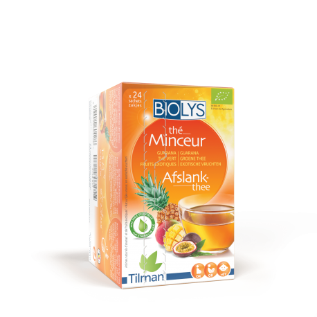 BIOLYS MINCEUR GUARANA THE VERT FRUITS EXOTIQUES 24 SACHETS