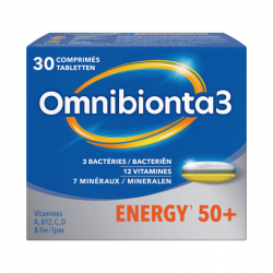 OMNIBIONTA 3 ENERGY 50 + 30 COMPRIMES