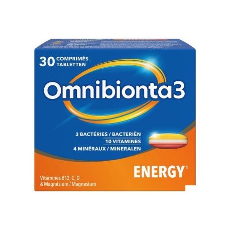 OMNIBIONTA 3 ENERGY 30 COMPRIMES