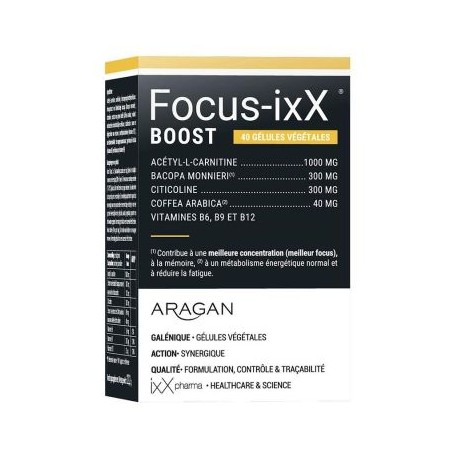 FOCUS-IXX BOOST 40 GELULES