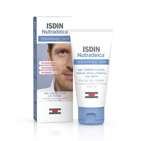 ISDIN NUTRADEICA GEL CREME VISAGE PEAU SEBORRHEIQUE