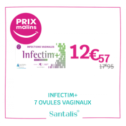 INFECTIM INFECTIONS VAGINALES ET URINAIRES 10 CAPS VAGINALES