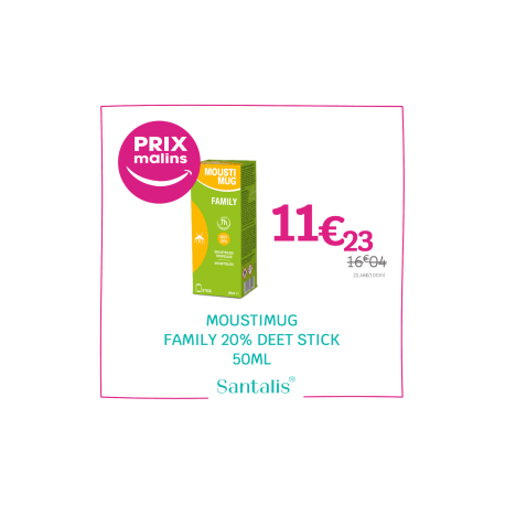 MOUSTIMUG DEET 20% STICK 50ML