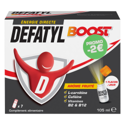 DEFATYL BOOST 7 FLACONS PROMO -2€ 15ML+ 2 FLACONS GRATUITS