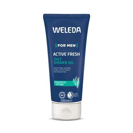 WELEDA DOUCHE ACTIVE FRESH MEN 200ML