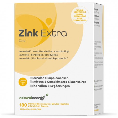 ZINC EXTRA 180 V-CAPS