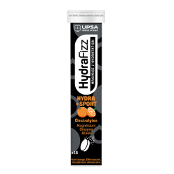 HYDRAFIZZ ORANGE 16 PASTILLES EFFERVESCENTES