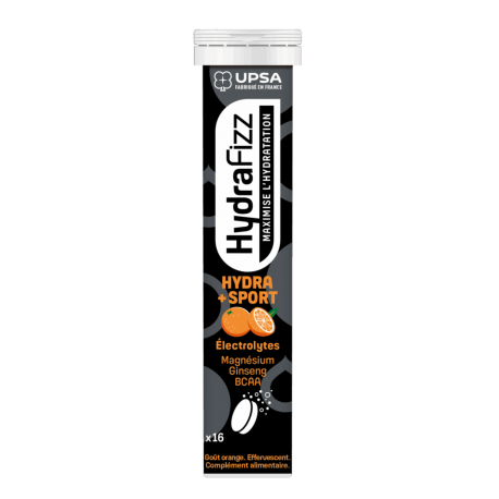 HYDRAFIZZ ORANGE 16 PASTILLES EFFERVESCENTES