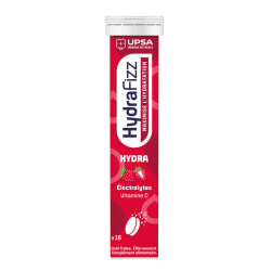 HYDRAFIZZ HYDRA 16 PASTILLES EFFERVESCENTES FRAISE