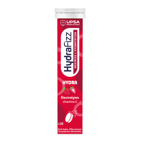 HYDRAFIZZ HYDRA 16 PASTILLES EFFERVESCENTES FRAISE