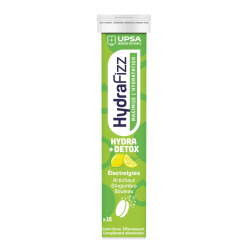 HYDRAFIZZ HYDRA+ DETOX 16 PASTILLES EFFERVESCENTES CITRON