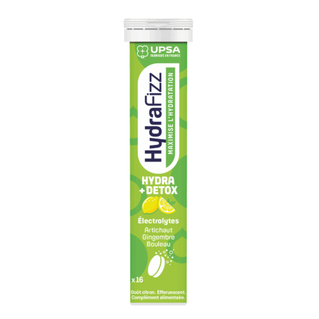 HYDRAFIZZ HYDRA+ DETOX 16 PASTILLES EFFERVESCENTES CITRON