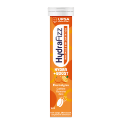 HYDRAFIZZ HYDRA + ENERGY 16 PASTILLES EFFERVESCENTES ORANGE