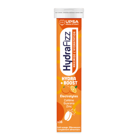 HYDRAFIZZ HYDRA + ENERGY 16 PASTILLES EFFERVESCENTES ORANGE