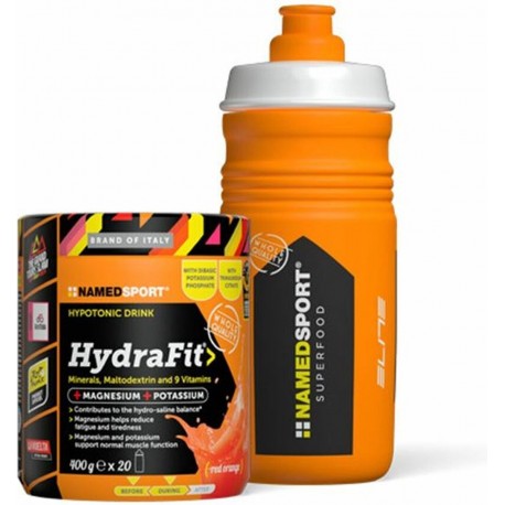 HYDRAFIT BOISSON ENERGETIQUE 400 GR + BOUTEILLE DE SPORT