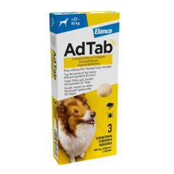ADTAB 900 MG CHIENS DE 22 A 45 KG 3 COMP A CROQUER