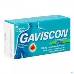 GAVISCON MENTHE 48 COMP A CROQUER