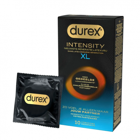DUREX INTENSITY XL SANS LATEX 10 CONDOMS