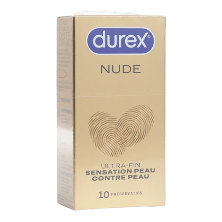 DUREX NUDE ULTRA FIN 10 CONDOMS