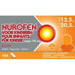NUROFEN ENFANT 125 MG 10 SUPPOS