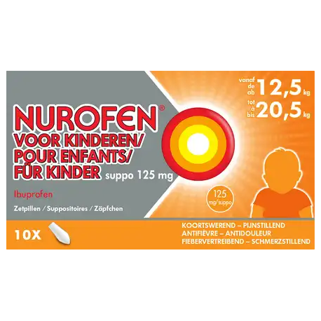 NUROFEN ENFANT 125 MG 10 SUPPOS