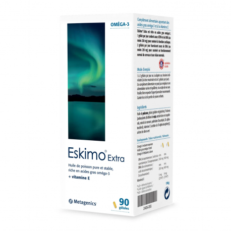 ESKIMO EXTRA OMEGA -3 90 SOFTGELS