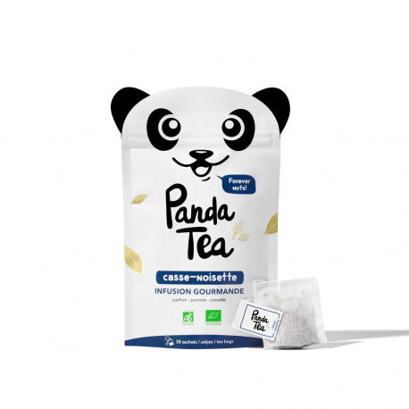 PANDA TEA CASSE- NOISETTES 28 SACHETS