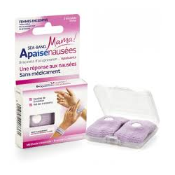 SEA-BAND MAMA BRACELET D'ACUPRESSION 2 PIECES