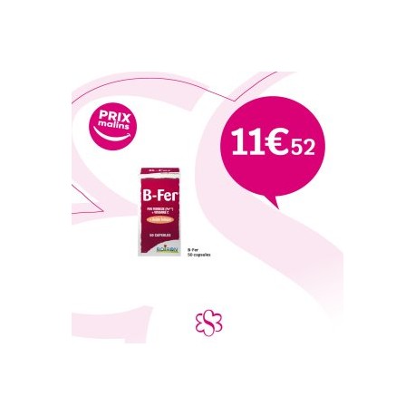 B FER NUTRIDOSES 50 CAPSULES