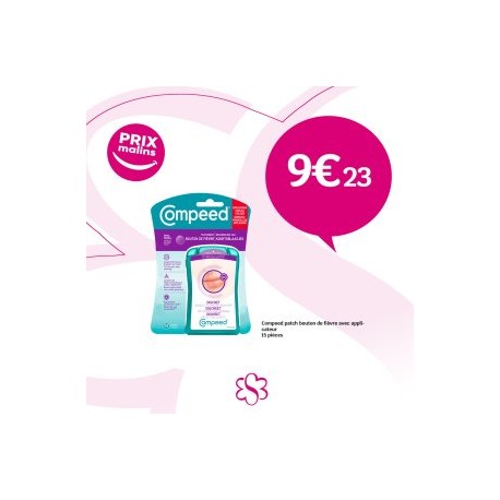 COMPEED BOUTON DE FIEVRE 15 PATCHS