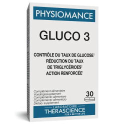 GLUCO-3 CONTROLE DU TAUX DE GLUCOSE 30 COMPR PHYSIOMANCE