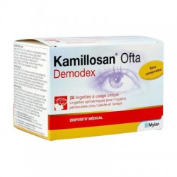 KAMILLOSAN OFTA DEMODEX 28 LINGETTES