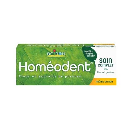 HOMEODENT DENTIFRICE SOIN COMPLET AROME CITRON 75 ML