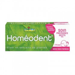 HOMEODENT DENTIFRICE NATUREL FRAISE 2-6 ANS