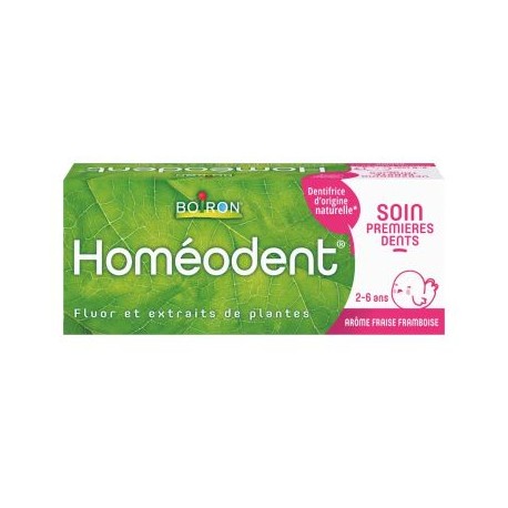 HOMEODENT DENTIFRICE NATUREL FRAISE 2-6 ANS