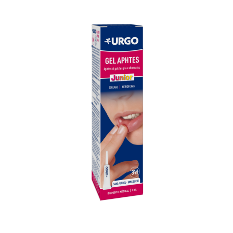 URGO GEL APHTES & PETITES PLAIES BUCCALES JUNIOR 8ML