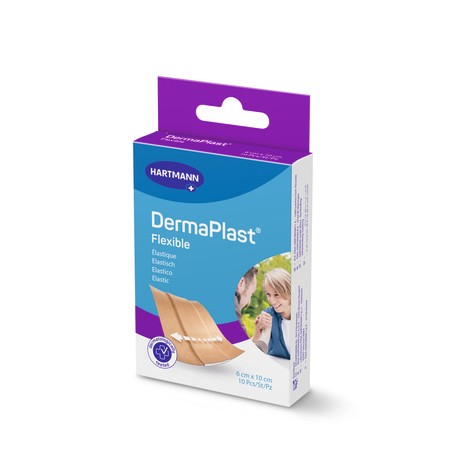 DERMAPLAST FLEXIBLE 10 PIECES 6X10CM
