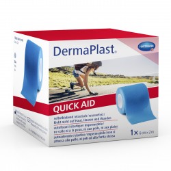 DERMAPLAST QUICK AID BLUE 6CM X 2M
