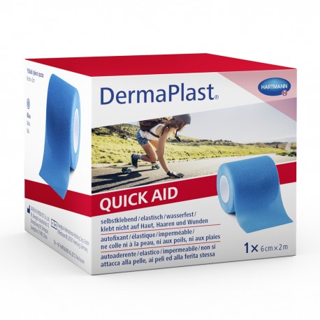 DERMAPLAST QUICK AID BLUE 6CM X 2M