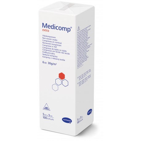 MEDICOMB COMPRESSES NON STERILES 5X5 CM 100 PIECES