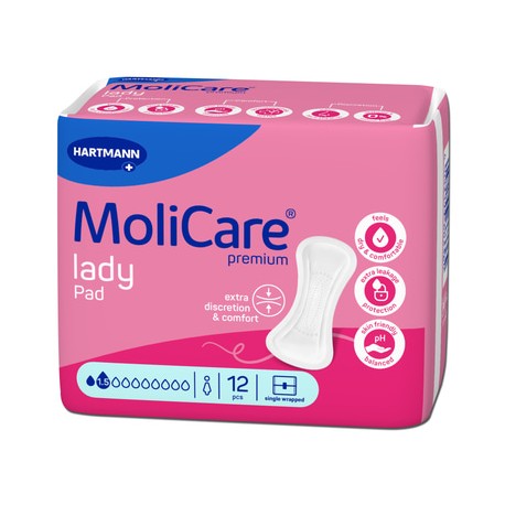 MOLICARE PREMIUM LADY PAD 1.5 DROP 