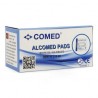 COMED ALCOMED PADS LINGETTES IMBIBEES D'ALCOOL 100 PIECES