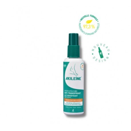 AKILEINE VERT DEO ANTI TRANSPIRANT PIED SPRAY 100ML