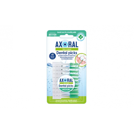 AXORAL DENTAL PICKS MEDIUM 40 STICKS