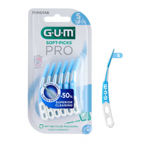 GUM SOFT PICKS PRO S 30 PIECES