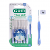 GUM TRAV-LER BROSSETTES INTERDENTAIRES 0.6MM TAILLE 0 6 PIECES